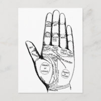 Palm Reading Chart Palmistry Wahrsager Zukunft
