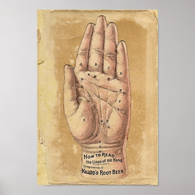 Palm Reading Poster (Vorne)