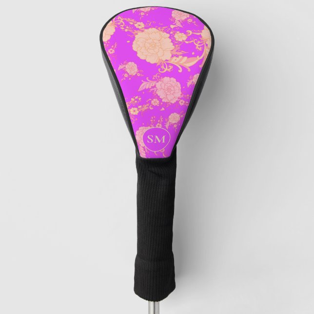 Palm Royale Floral Golf Headcover (Vorderseite)
