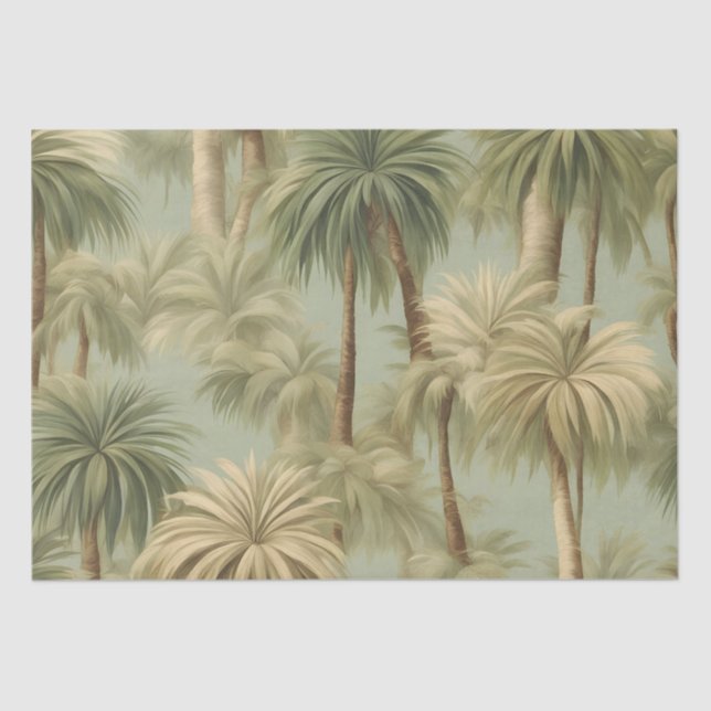 Palm Safari Fantasy Seidenpapier (Vorderseite)