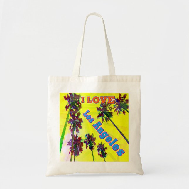"Palm Sky: I LIEBE Los Angeles 2" Beutel Tragetasche (Vorne)