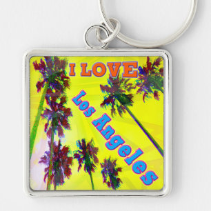 "Palm Sky: I LOVE Los Angeles 2" Schlüsselanhänger