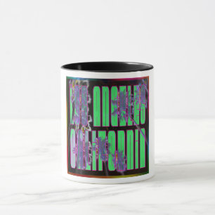 "Palm Sky: LOS ANGELES CALiFORNiA" Cup Tasse