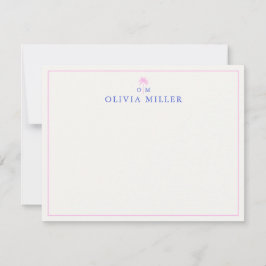 Palm, Social Club aesthetic, note card Einladung