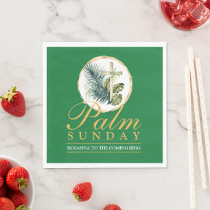 Palm Sonntag Heilige Woche Papier Napkin Serviette