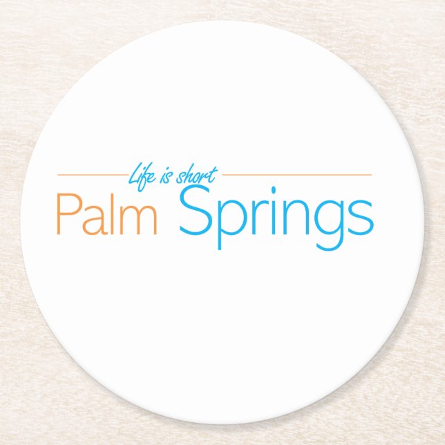 Palm Spring Untersetzer (Vorderseite)
