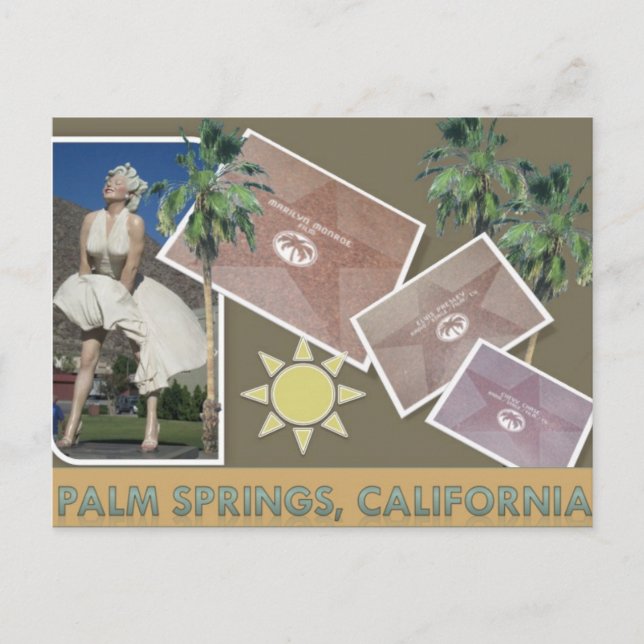 PALM SPRINGS #1 POSTCARD POSTKARTE (Vorderseite)