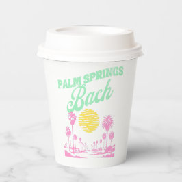 palm springs bachelorette party retro desert pappbecher