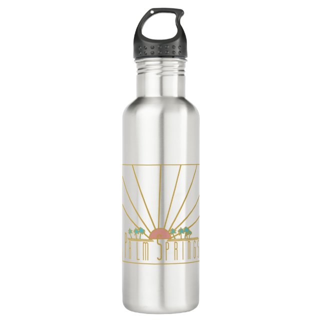 Palm Springs Bachelorette/Wedding Can Cooler Edelstahlflasche (Vorderseite)