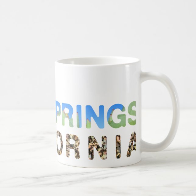 Palm Springs Blue & Green Tasse (Rechts)