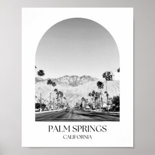 Palm Springs California Arch Foto Print Poster