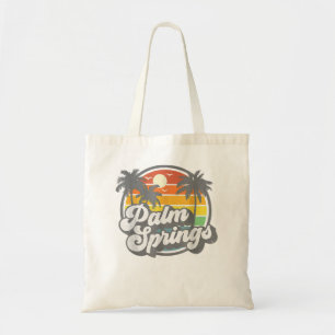 Palm Springs California Beach Retro Vintage Vacati Tragetasche