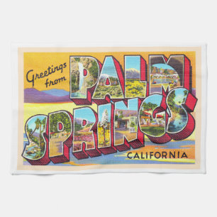 Palm Springs California CA Large Letter Postcard Geschirrtuch