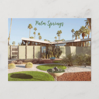 Palm Springs California Mitte des Jahrhunderts Postkarte