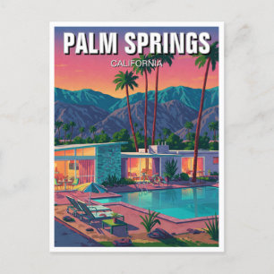 Palm Springs California Postkarte