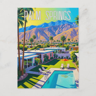 Palm Springs California Postkarte
