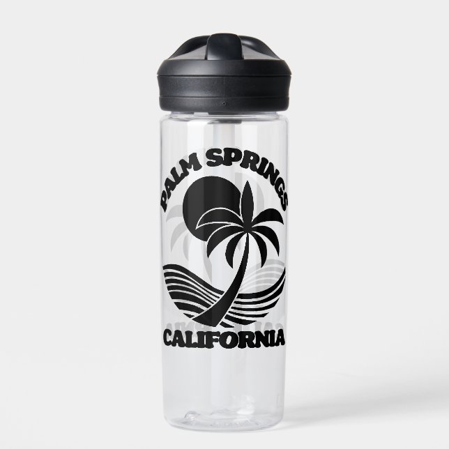 Palm Springs California Trinkflasche (Vorderseite)