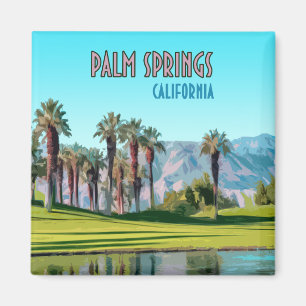 Palm Springs California Vintag Magnet