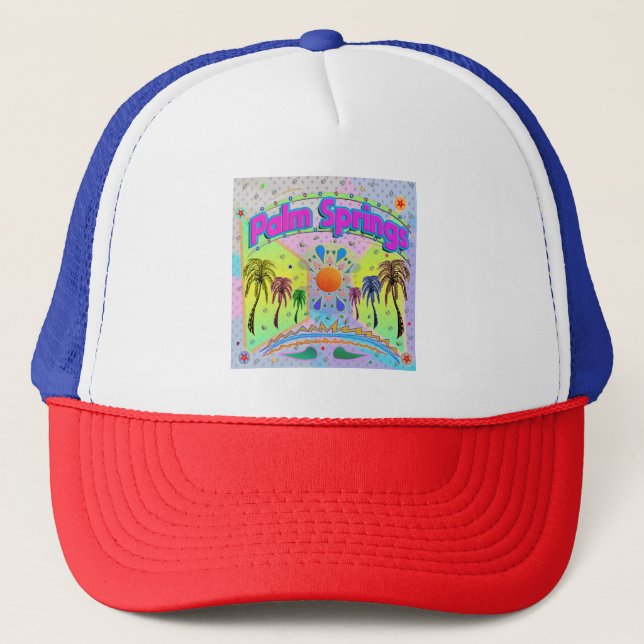 Palm Springs Calm Desire Hat Truckerkappe (Vorderseite)