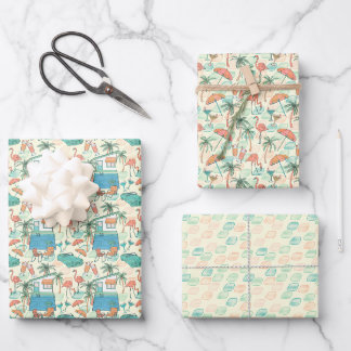 Palm Springs Kalifornien Inspiriert Mitte des Jahr Geschenkpapier Set