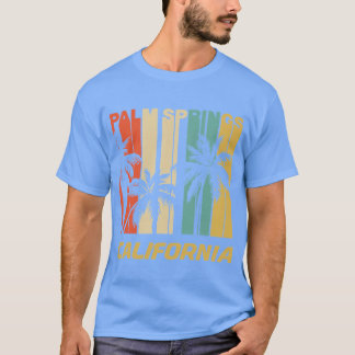 Palm Springs Kalifornien Lustige Palmen Urlaub T-Shirt