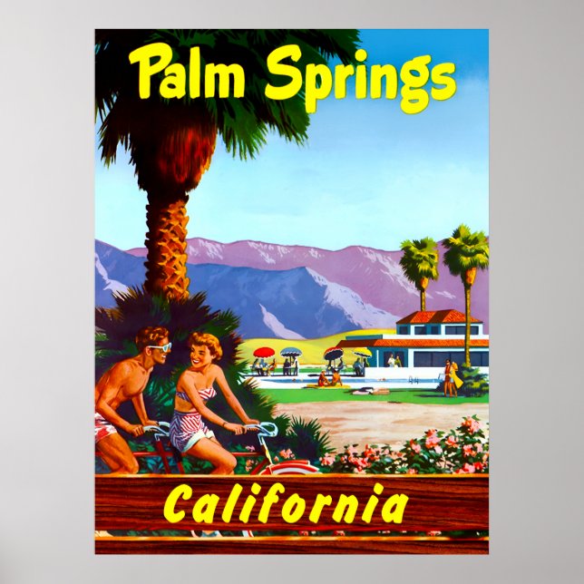 Palm Springs, Kalifornien Poster (Vorne)