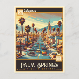 Palm Springs, Kalifornien Vintage Postkarte