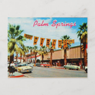 Palm Springs, Kalifornien - Vintage Postkarte