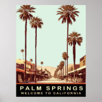 Palm Springs, Kalifornien, Vintage Travel