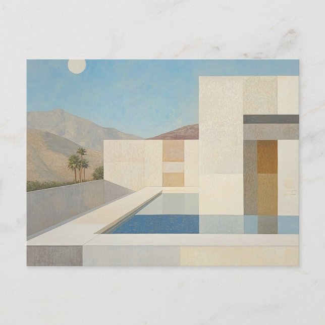 Palm Springs, kalifornische Postkarte (Vorderseite)