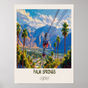 Palm Springs Kunst - Palm Springs Druck - Palm Spr Poster