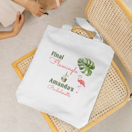 Palm Springs letzter Flamingle-Junggeselinnen-Absc Tragetasche