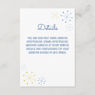 Palm Springs Mittelalter Modernes Vintag Begleitkarte