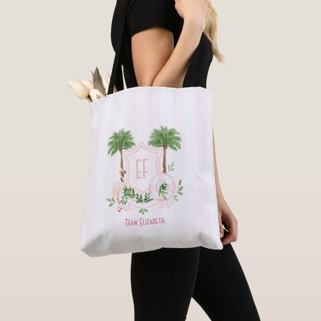 Palm Springs Monogram Pink Cabana Junggesellinnena (Von Nahem)