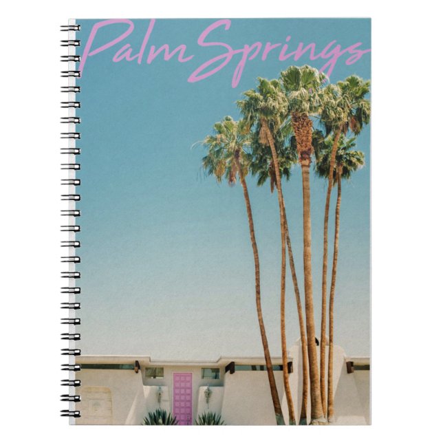 Palm Springs Notebook Notizblock (Vorderseite)