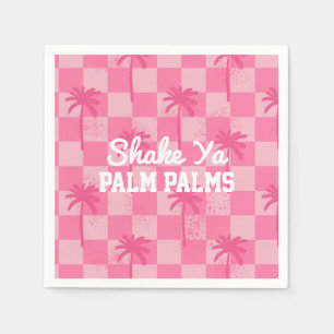 Palm Springs Party Shake Ya Palm Palm Napkins Serviette