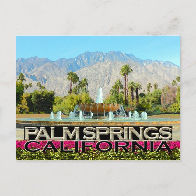 Palm Springs Postkarte (Vorderseite)