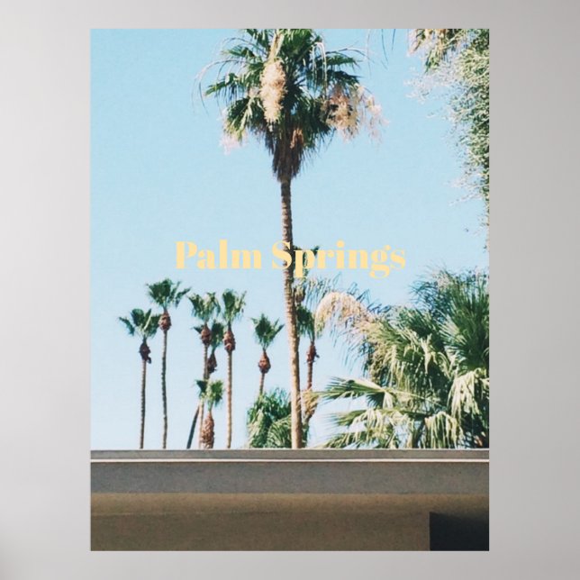 Palm Springs Reiseandenken Poster (Vorne)