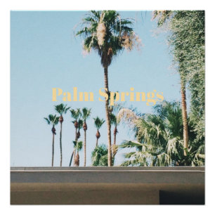 Palm Springs Reiseandenken Poster