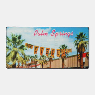 Palm Springs Retro Vintag Schreibtischunterlage