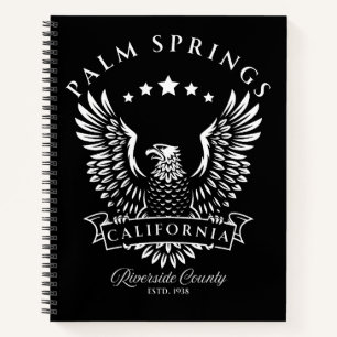 Palm Springs Riverside County Kalifornien Vintage Notizbuch