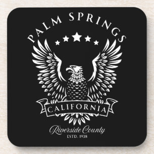 Palm Springs Riverside Landkreis Kalifornien Vinta Getränkeuntersetzer