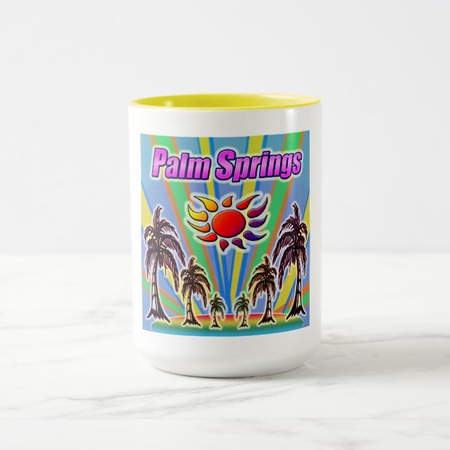 Palm Springs Summer Liebe Tasse (Zentrum)