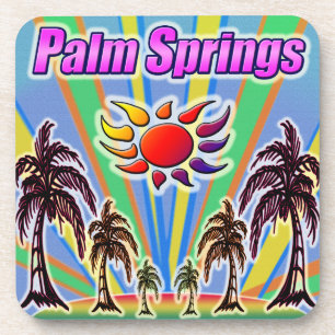 Palm Springs Summer Liebe Untersetzer