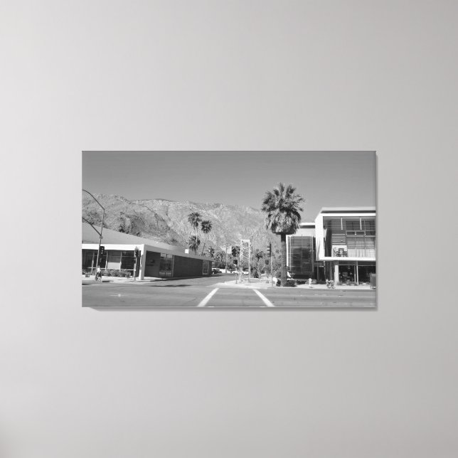 Palm Springs Uptown Design District 45" x 24" Leinwanddruck (Vorderseite)
