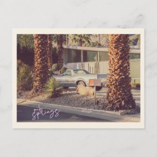Palm springs Vintage Sicht Postkarte