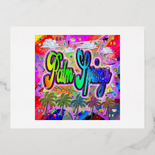 Palm Springs Vista Express Postkarte