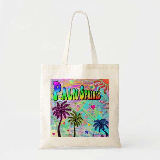 Palm Springs Vivid Romance Tote Bag Tragetasche (Vorne)