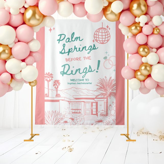 Palm Springs vor den Rings Wandteppich (Von Creator hochgeladen)