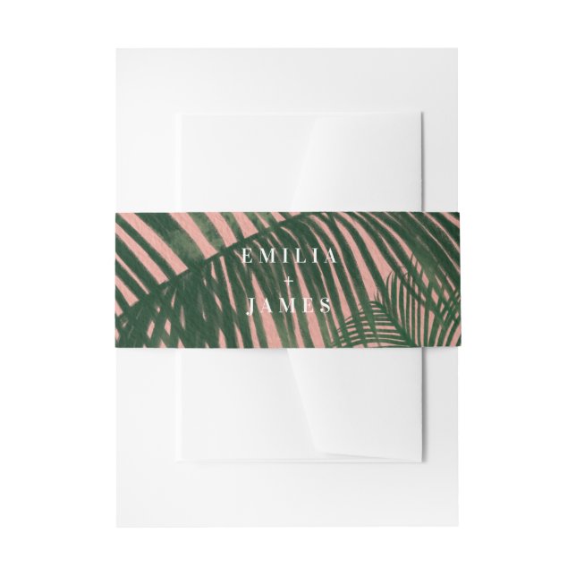 Palm Springs Wrap Einladungsbanderole (Vorderseite Beispiel)